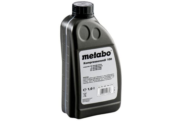 Масло компрессорное 100, 1 л (поршнев.) Metabo