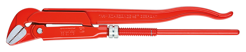 Ключ трубный 1 1/2" шведского типа, прямые губки 45°, зев 60 мм, длина 430 мм KNIPEX