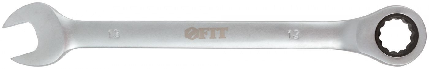 Ключ комбинированный трещоточный, CrV реверсивный механизм 13 мм FIT