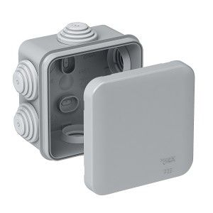 Schneider Electric IMT35090 Коробка распределительня с сальниками 70х70х40мм IP55 серая