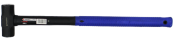 Кувалда с фиберглассовой ручкой и резиновой противоскользящей накладкой (2700г,L-670мм) Forsage F-3146LB24