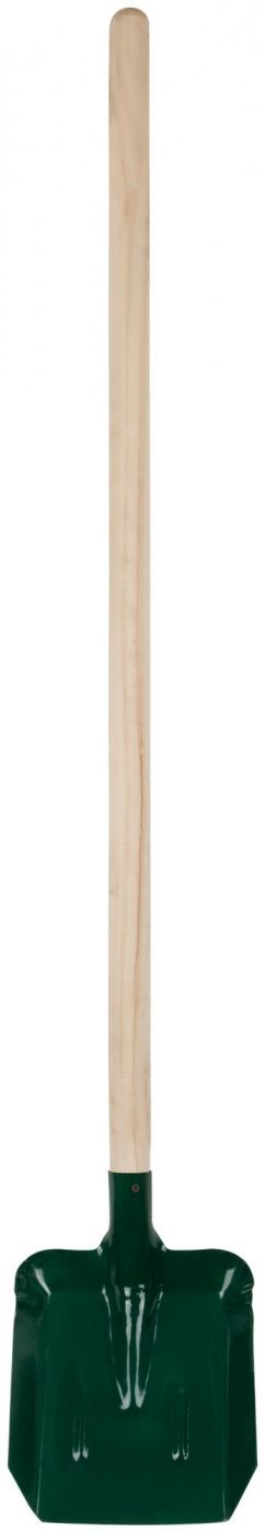 Лопата совковая с ребрами жесткости,с деревянным черенком 220х270х1450 мм KУРС