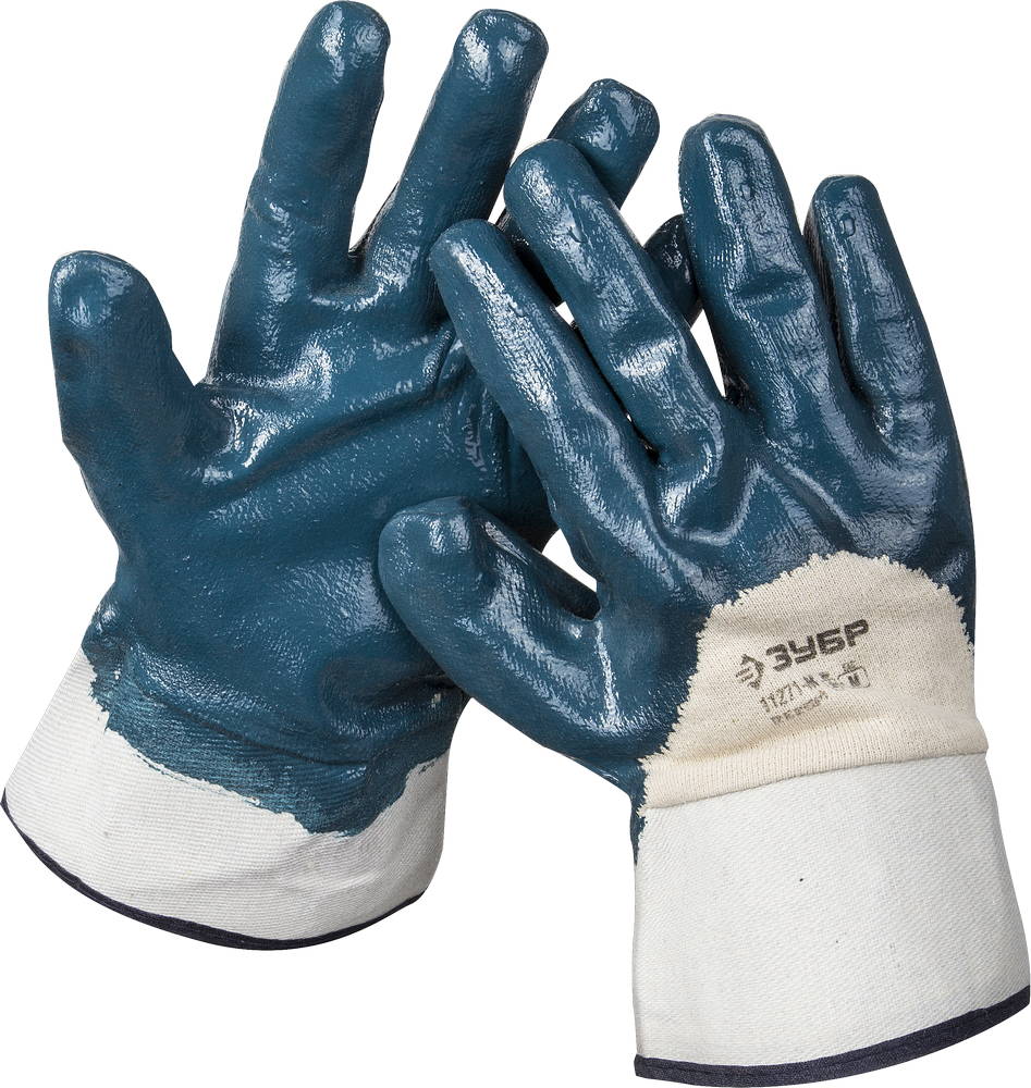 Перчатки ЗУБР "МАСТЕР" рабочие с нитриловым покрытием ладони, размер M (8) 11271-M
