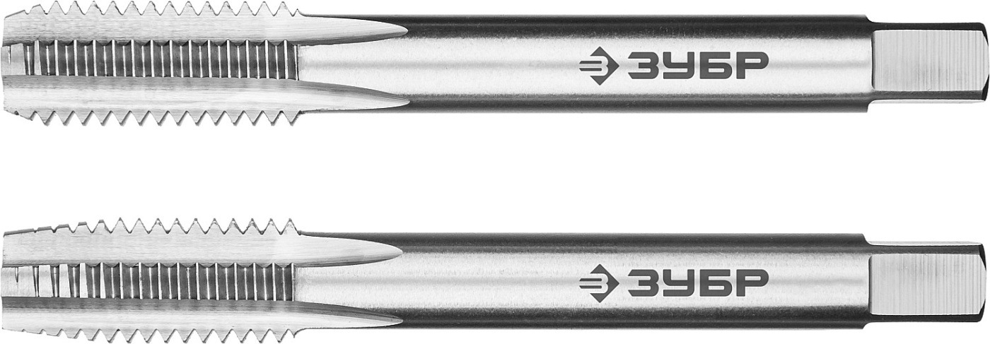 ЗУБР М10 x 1.5 мм, сталь Р6М5, комплект машинно-ручных метчиков, Профессионал (4-28007-10-1.5-H2)