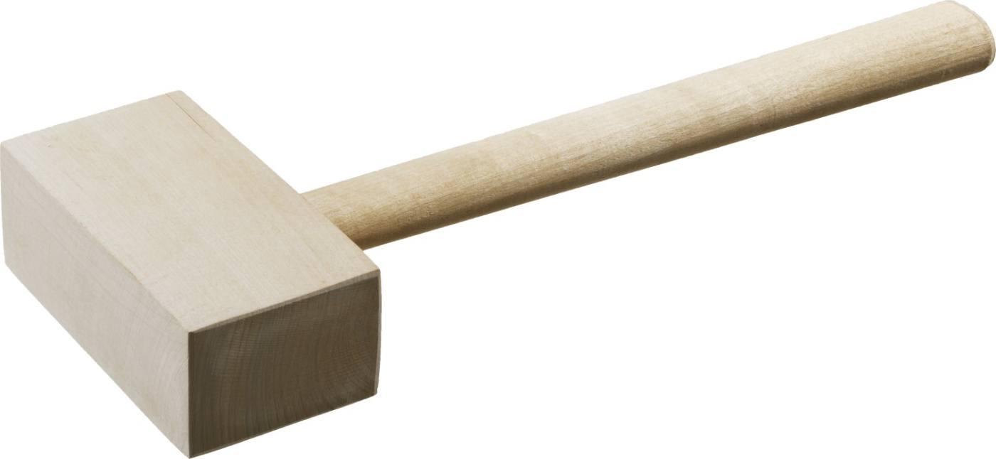 ЗУБР 330 г, 70 х 50 мм, деревянная прямоугольная киянка (2045-06)