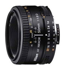 Объектив Nikon AF Nikkor (JAA013DA) 50мм f/1.8