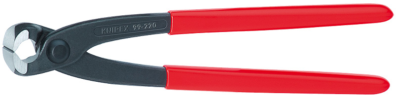 Клещи вязальные для арматурной сетки, 300 мм, фосфатированные, обливные ручки KNIPEX