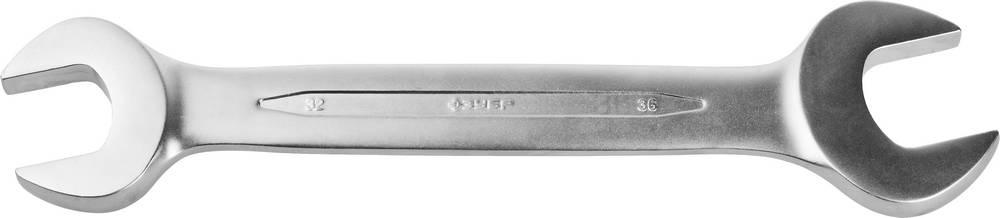 Рожковый гаечный ключ 32 x 36 мм, ЗУБР 27027-32-36