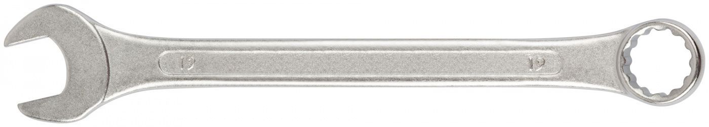 Ключ комбинированный "Хард", хромированное покрытие 19 мм FIT