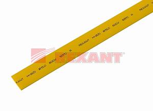 Rexant 21-5002 Трубка термоусаживаемая 15.0/7.5 мм Желтая 1м