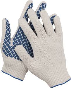 DEXX перчатки трикотажные, 7 класс, с обливной ладонью. 114001
