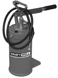 KraftWell KRW1797B Нагнетатель солидола с ручным приводом 5 л