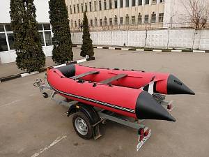 Лодка РИБ Тритон 380 (Красный / Хаки) Лодка РИБ Тритон 380 (Красный / Хаки)