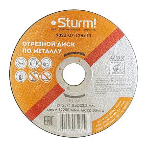 Отрезной диск по металлу Sturm! 9020-07-125x10 Отрезной диск по металлу Sturm! 9020-07-125x10