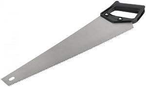 Ножовка по дереву &quot;Эконом&quot;, средний зуб, шаг 4,5 мм, пластиковая ручка, 450 мм MOS