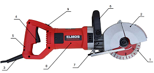 Штроборез Elmos EMB-1310 1600Вт 125мм