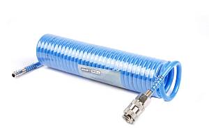 KraftWell KRW-HC050806 Шланг воздушный полиуретановый, спиральный D5х8 мм, 6 м KraftWell KRW-HC050806 Шланг воздушный полиуретановый, спиральный D5х8 мм, 6 м