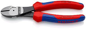 Бокорезы особо мощные, 180 мм, фосфатированные, 2-комп ручки KNIPEX Бокорезы особо мощные, 180 мм, фосфатированные, 2-комп ручки KNIPEX