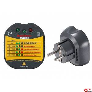 13-1260 Тестер розеток MS6860D MASTECH 13-1260 Тестер розеток MS6860D MASTECH