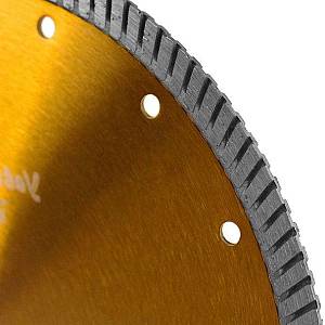 Алмазный турбо диск Messer Yellow Line Granite. Диаметр 230 мм. (01-35-230)