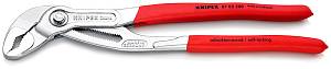 COBRA Клещи переставные, зев 70 мм, длина 300 мм, хром, обливные ручки KNIPEX