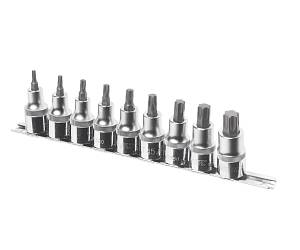 Набор бит-головок 1/2" TORX T20-T60 9 предметов JTC Набор бит-головок 1/2" TORX T20-T60 9 предметов JTC