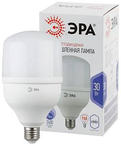 Лампочка светодиодная ЭРА STD LED POWER T100-30W-6500-E27 E27 / Е27 колокол холoдный дневной свет