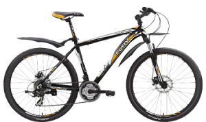 Велосипед FURY Nagano черный/желтый/серый 18"