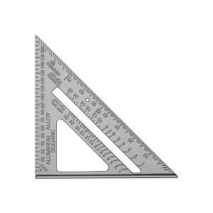 Алюминиевая треугольная линейка DEKO DKM180-255-180 041-0260