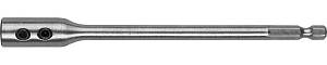 Удлинитель для сверл перовых, с имбусовым ключом, шестигранный хвостовик 1/4", ЗУБР Мастер 29507-150, L=150мм
