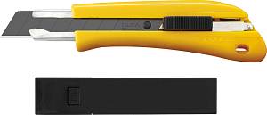 OLFA 18 мм, с авто фиксатором, нож с выдвижным лезвием (OL-BN-AL/BB/10BB)