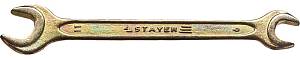 STAYER 9 x 11 мм, рожковый гаечный ключ (27038-09-11)