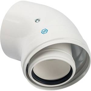 Элемент дымохода конденсац. угол 45° STOUT SCA-8610-000045 Элемент дымохода конденсац. угол 45° STOUT SCA-8610-000045