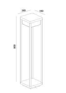 Ландшафтный светильник Outdoor O021FL-L10B3K