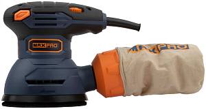 MAX-PRO Шлифмашина эксцентриковая 300 Вт; 5000-12000об/мин; 125мм; 1,2 кг; пылезащищенный выключатель; липучка; кор. MAX-PRO Шлифмашина эксцентриковая 300 Вт; 5000-12000об/мин; 125мм; 1,2 кг; пылезащищенный выключатель; липучка; кор.