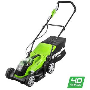 Газонокосилка аккумуляторная Greenworks G40LM35, 40V, 35 см, без АКБ и ЗУ Газонокосилка аккумуляторная Greenworks G40LM35, 40V, 35 см, без АКБ и ЗУ