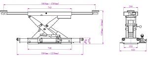 KraftWell KRWJ2N Траверса г/п 2000 кг. с ручным приводом KraftWell KRWJ2N Траверса г/п 2000 кг. с ручным приводом