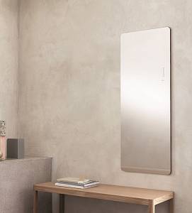 Электрический полотенцесушитель Lazzarini E-Mirrorr 500W белый прямой