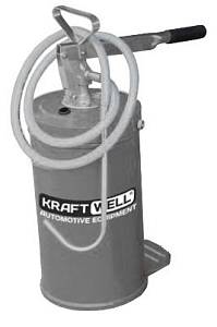 KraftWell KRW1795A Нагнетатель масла с ручным приводом 10 л KraftWell KRW1795A Нагнетатель масла с ручным приводом 10 л