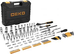 Профессиональный набор инструментов для авто DEKO DKAT150 в чемодане (150 предметов) 065-0912