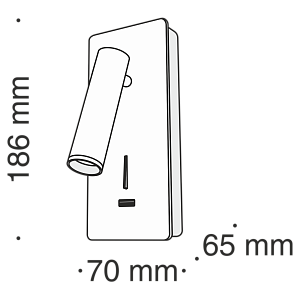 Настенный светильник (бра) Technical C041WL-L3B3K