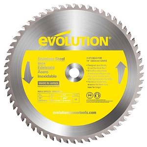 Диск пильный EVOLUTION 90TBLADE 355х2,4х25,4х90 по нержавеющей стали. Диск пильный EVOLUTION 90TBLADE 355х2,4х25,4х90 по нержавеющей стали.