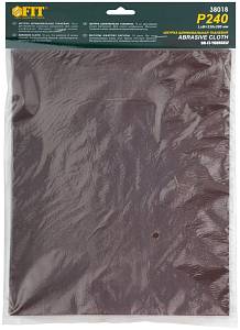 Листы шлифовальные на тканевой основе, алюминий-оксидный абразивный слой 230х280 мм, 10 шт. Р 240 FIT