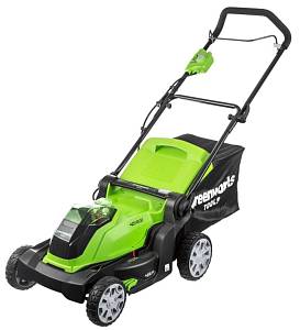Газонокосилка аккумуляторная Greenworks G40LM41, 40V, 40 см, без АКБ и ЗУ Газонокосилка аккумуляторная Greenworks G40LM41, 40V, 40 см, без АКБ и ЗУ