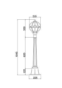 Ландшафтный светильник Outdoor O023FL-01G