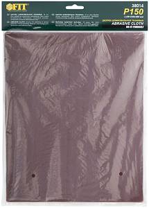 Листы шлифовальные на тканевой основе, алюминий-оксидный абразивный слой 230х280 мм, 10 шт. Р 150 FIT