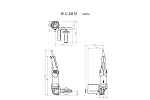 SE 17-200 RT Set Щеточный шлифователь Metabo