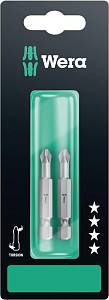 851/4 TZ PH SB набор бит торсионных, 1/4" E6.3, PH 2 x 50 мм, 2 шт WERA 851/4 TZ PH SB набор бит торсионных, 1/4" E6.3, PH 2 x 50 мм, 2 шт WERA