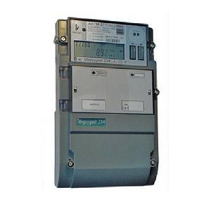 Меркурий 234 ARTM-01 POBR.L2 3x230/400B 5(60)А многотарифный PLC-модем,оптопорт и RS-485 ЖКИ