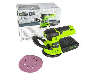 Шлифовальная машина, аккумуляторная Greenworks G24ROS, 24V, без АКБ и ЗУ Шлифовальная машина, аккумуляторная Greenworks G24ROS, 24V, без АКБ и ЗУ